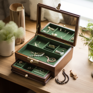 Handcrafted Black Walnut Jewelry Box