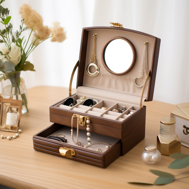 Handcrafted Black Walnut Jewelry Box