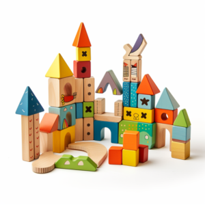 Educational Wooden Building Blocks Set supplier