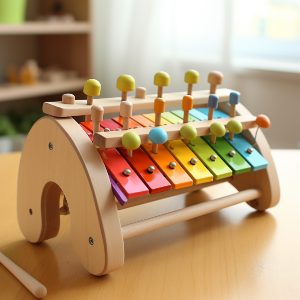 Musical Wooden Xylophone Toy