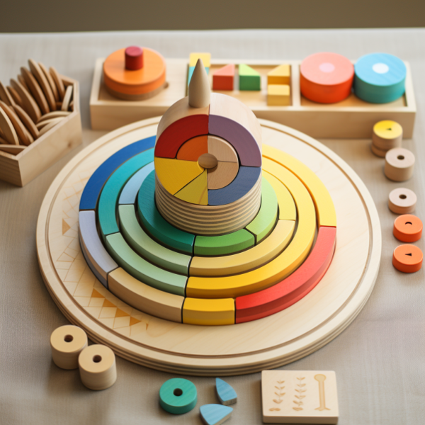 Wooden Educational Game Set for Kids