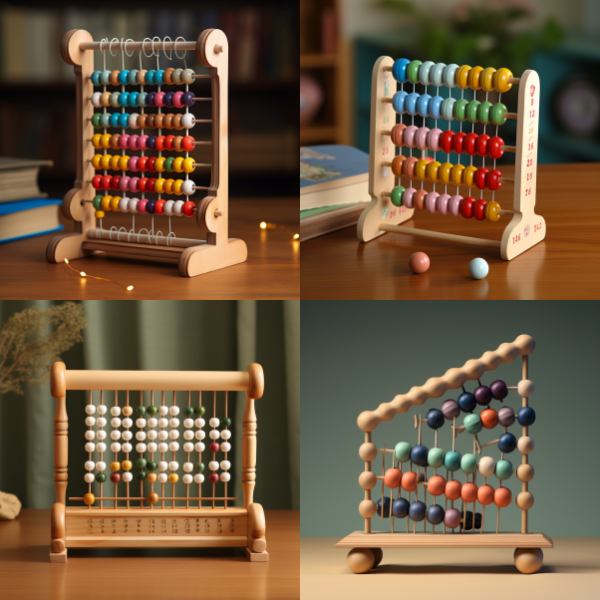 Wooden Abacus - Learning Counting Toy