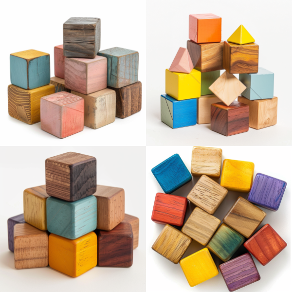 Baby's First Magnetic Wooden Blocks