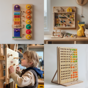 Montessori Pegboard wooden toy