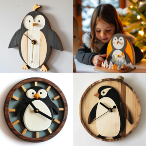 Montessori Penguin's Clock