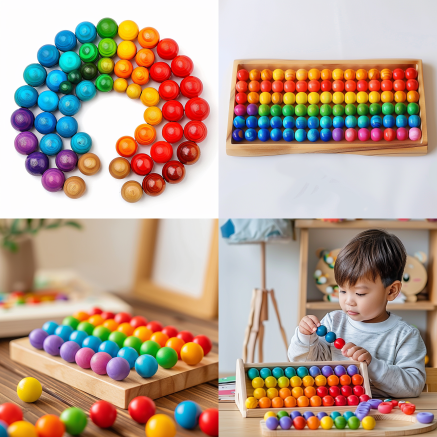 Montessori Rainbow Beads