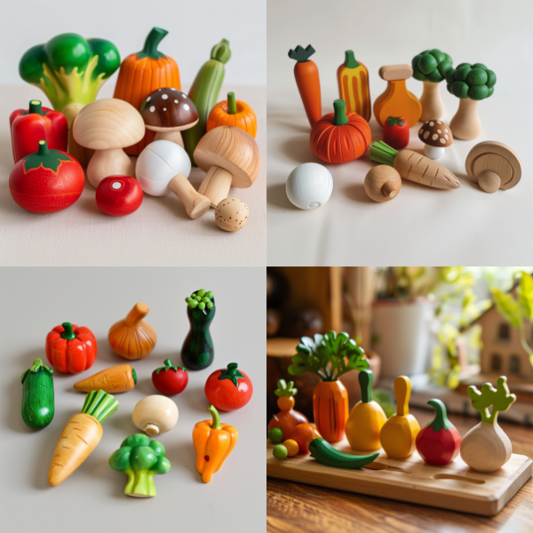 Montessori Vegetable Set