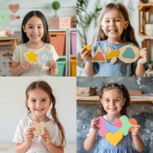 Montessori Wooden Shape Puzzle