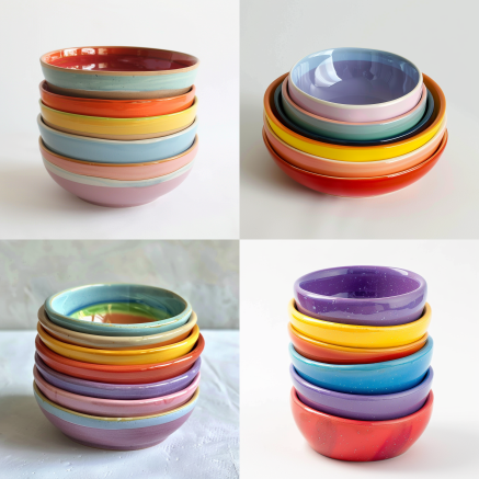 Rainbow Nesting Bowls