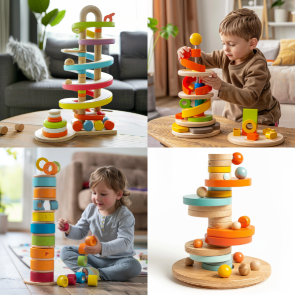 Tap and Go Spiral Activity Tower