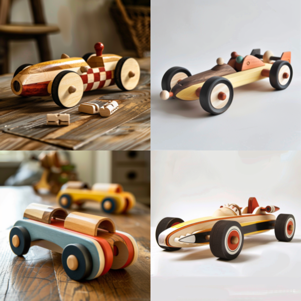 Wooden Magnetic Racer