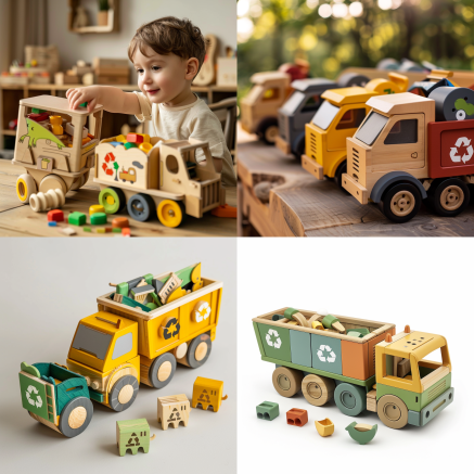 Fill-It-Up Recycling Truck Set