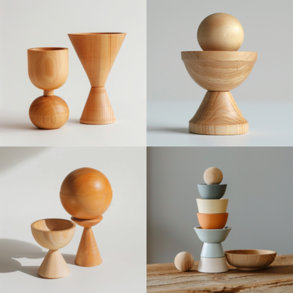 Ball and Cup Wooden Toy