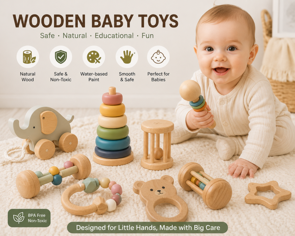 wooden baby toys
