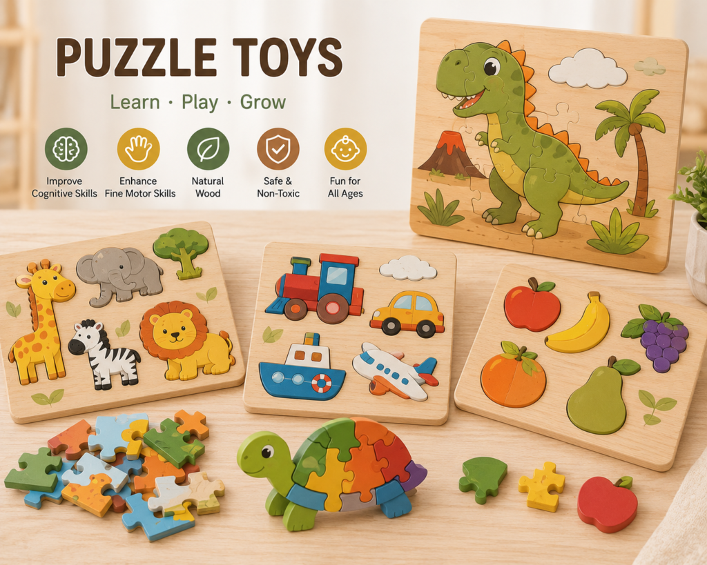 wooden puzzle toys